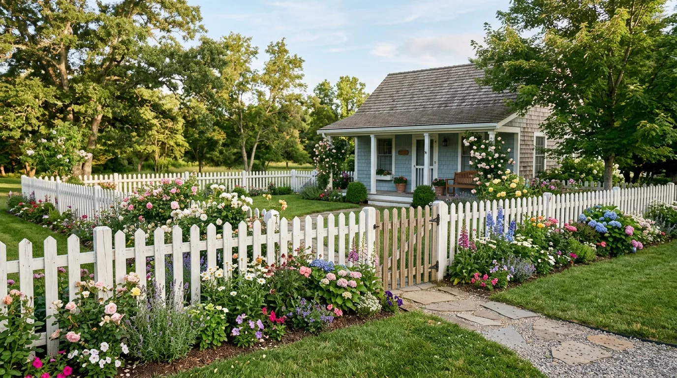 10 Picket Fence Ideas for a Charming Yard